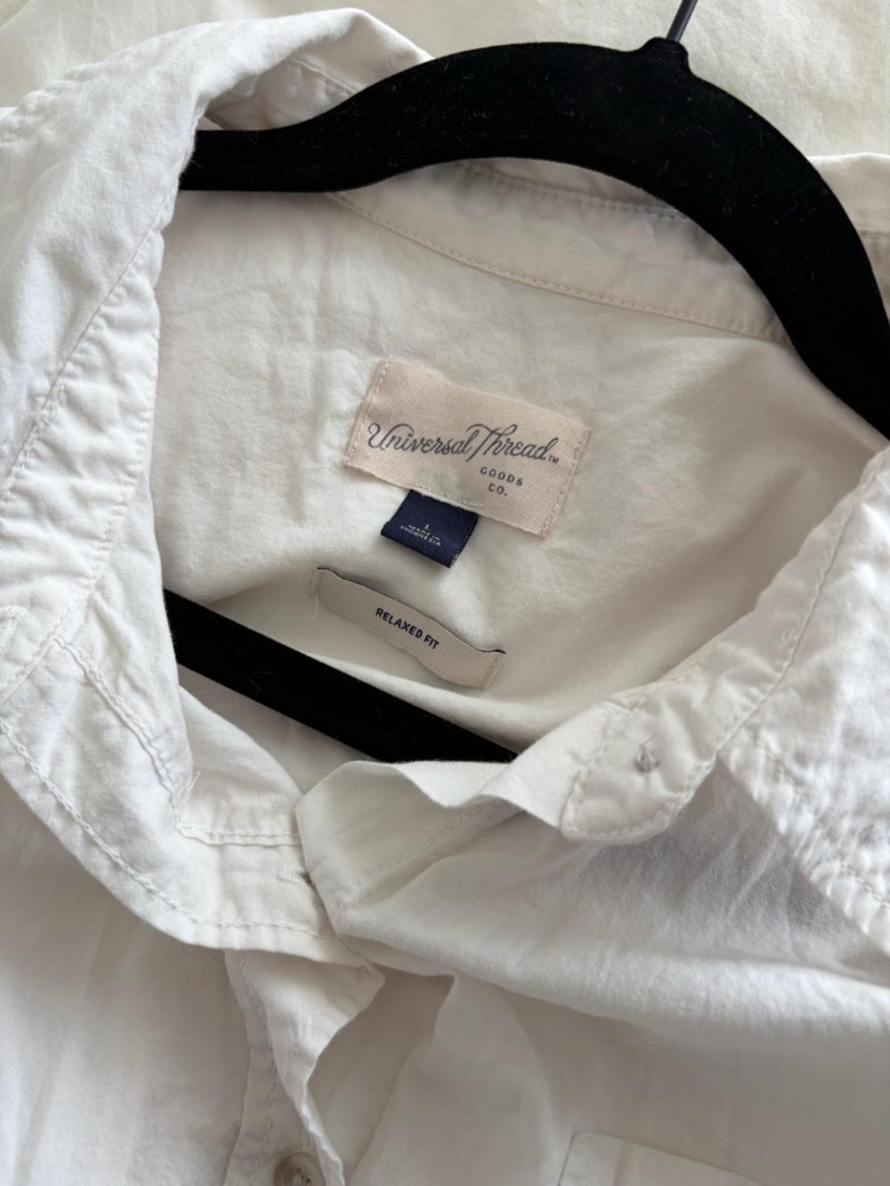 universal thread white button down - Picture 3 of 3